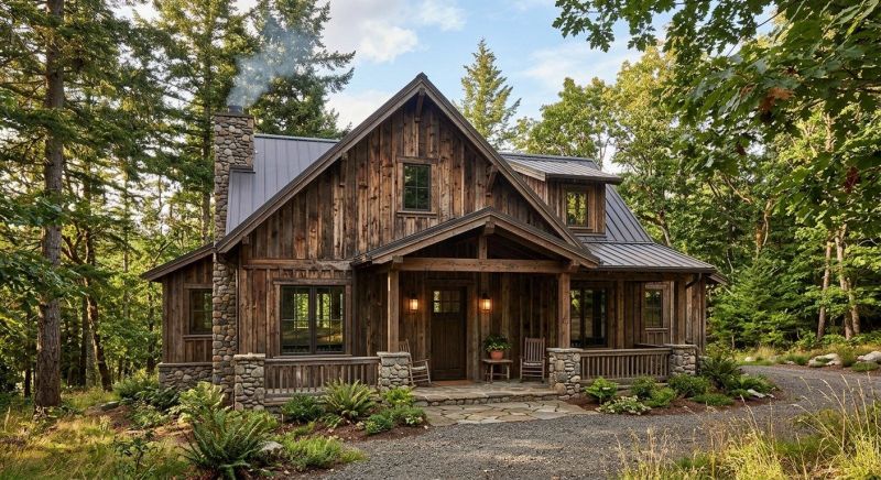 Rustic Siding Installation