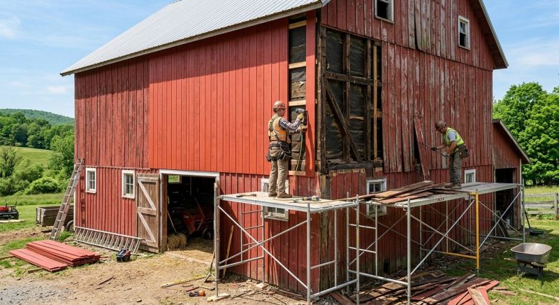 Barn Siding Replacement in Ringgold, GA