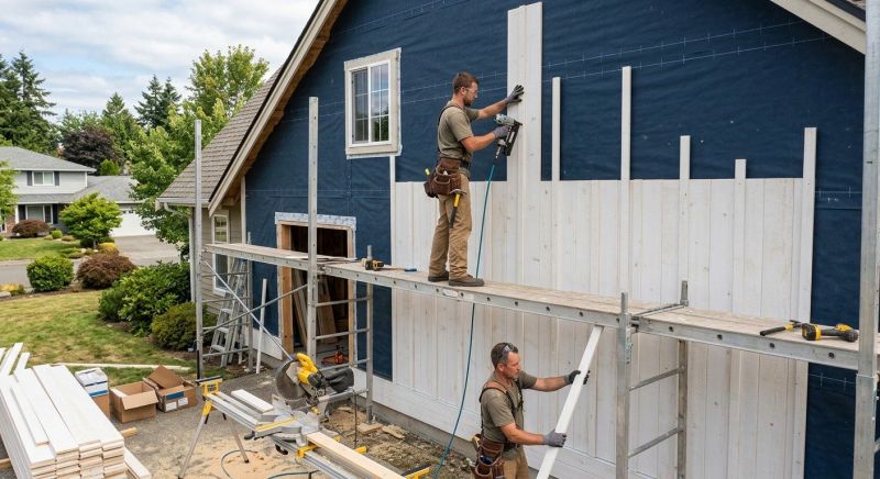 Batten Siding Installation in Hixson, TN