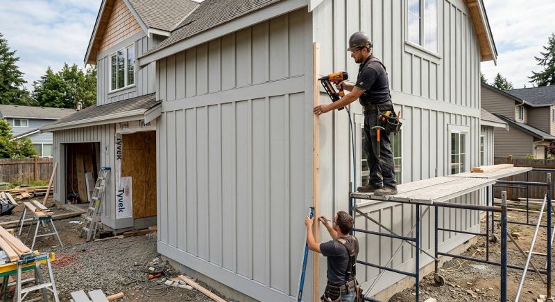 Batten Siding Installation in Rossville, GA