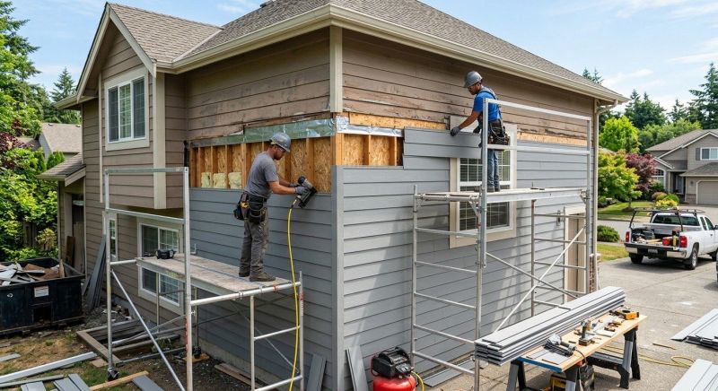 Cement Siding Replacement in Rossville, GA