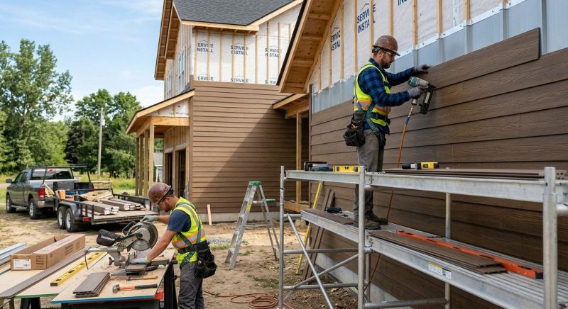 Faux Wood Siding Installation in Soddy Daisy, TN