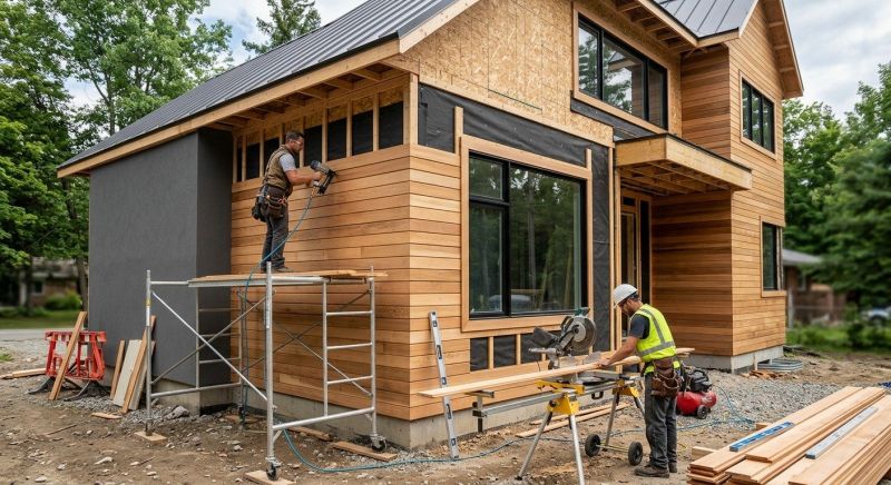 Faux Wood Siding Installation in Mc Donald, TN