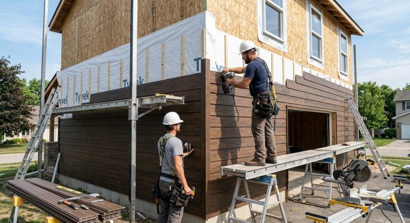 Faux Wood Siding Installation in Signal Mountain, TN