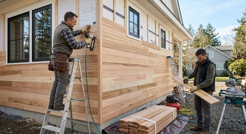 Hardwood Siding Installation in Chattanooga, TN