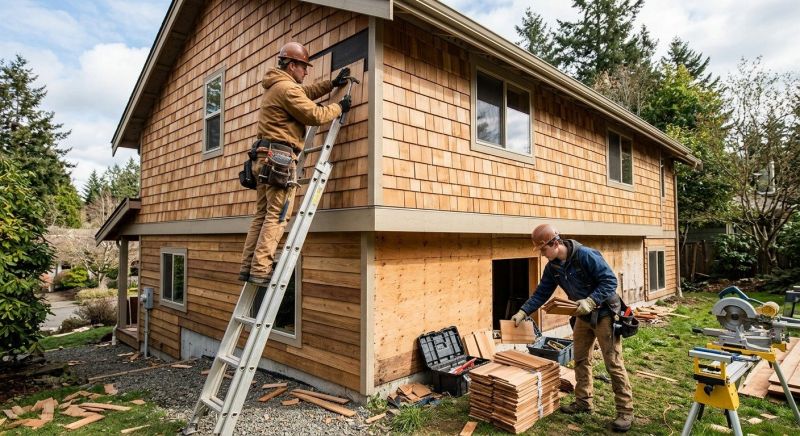 Hardwood Siding Installation in Dunlap, TN