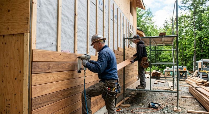 Hardwood Siding Installation in Signal Mountain, TN