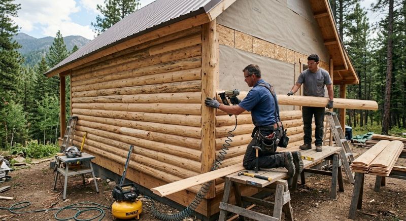 Log Siding Installation in Cleveland, TN