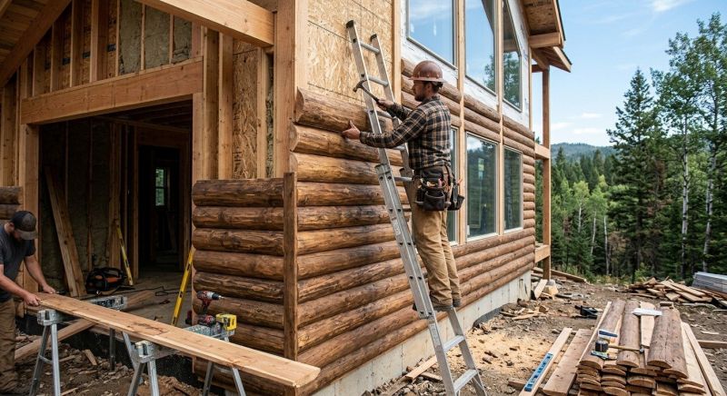 Log Siding Installation in Dunlap, TN