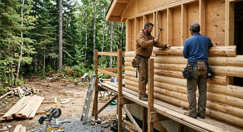 Log Siding Installation in Meigs County, TN