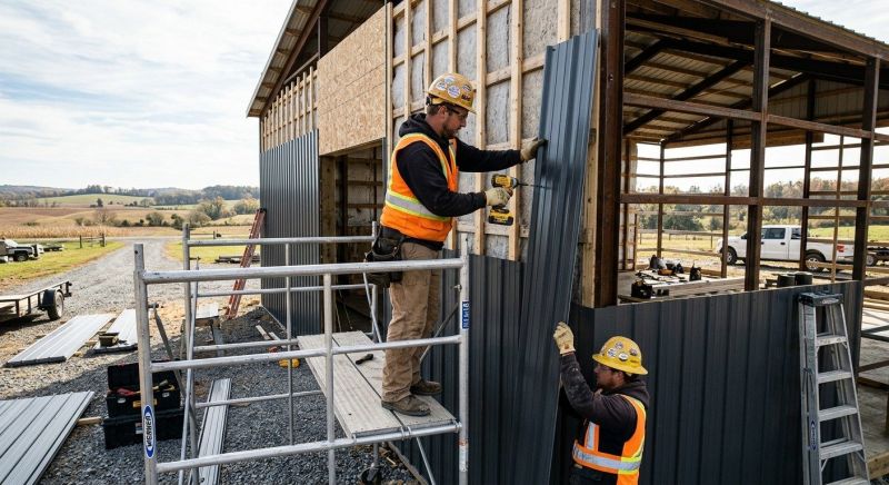 Metal Barn Siding Installation in Soddy Daisy, TN