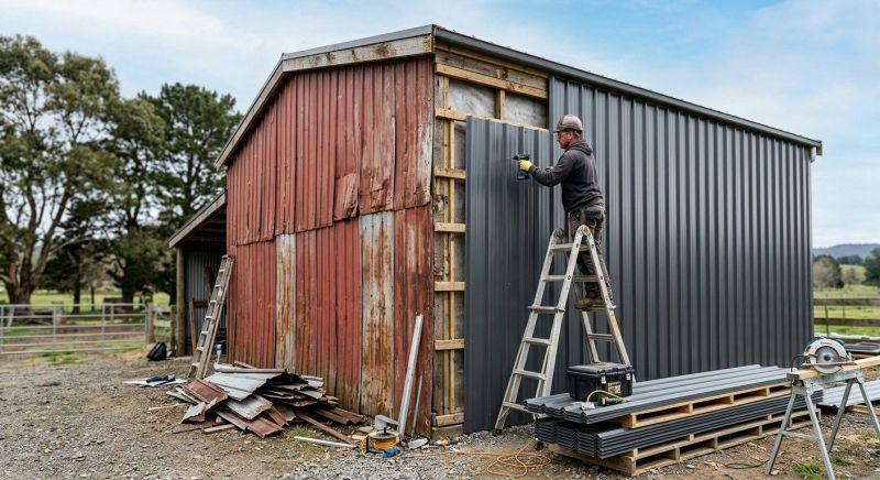 Metal Barn Siding Installation in Soddy Daisy, TN