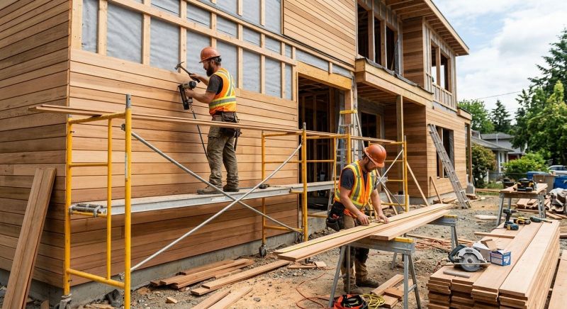 Wood Cladding Installation in Cleveland, TN