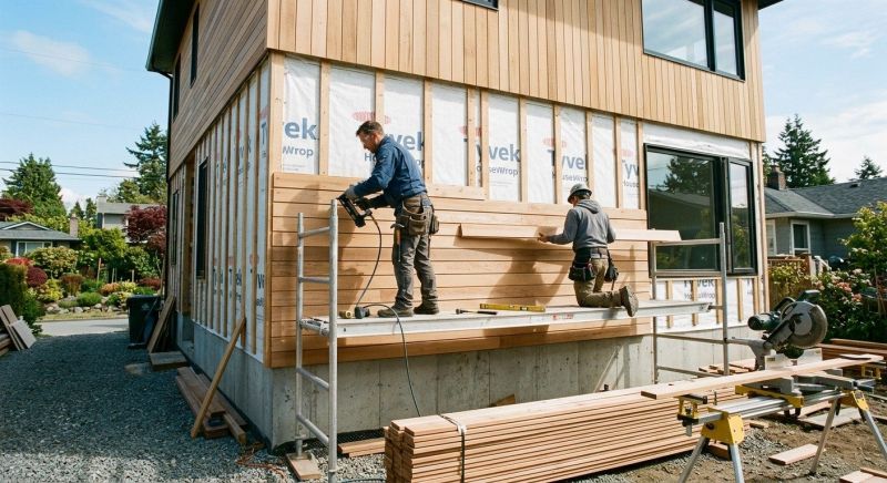 Wood Cladding Installation in Signal Mountain, TN