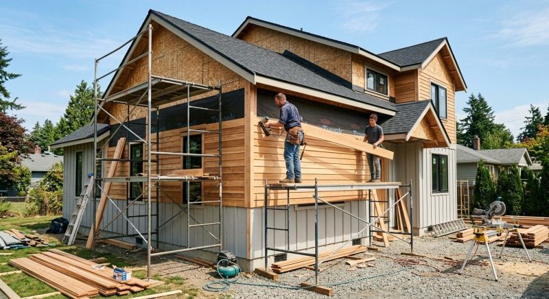 Wood Siding Installation in Dunlap, TN